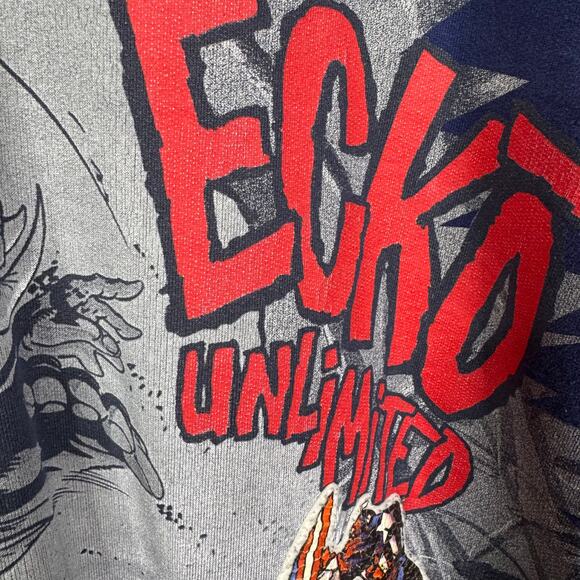 Vintage Ecko Unltd Marvel 2001 Comics Captain America Graphic Sweatshirt Size XL - Picture 10 of 15